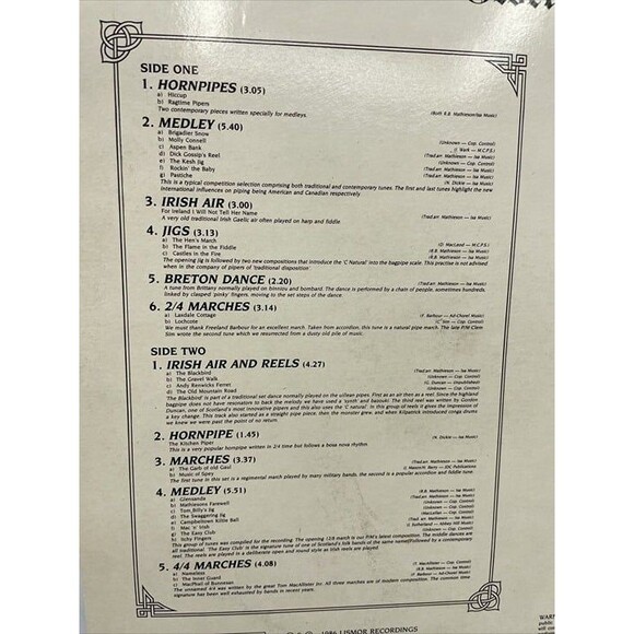 The Polkemmet Grorud Pipe Band- Vinyl LP- 1986-From Celtic Roots - Picture 3 of 6